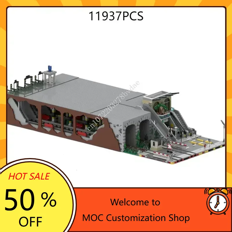 Kids Toys Mall - 11937PCS Subway Station And Mall MOC