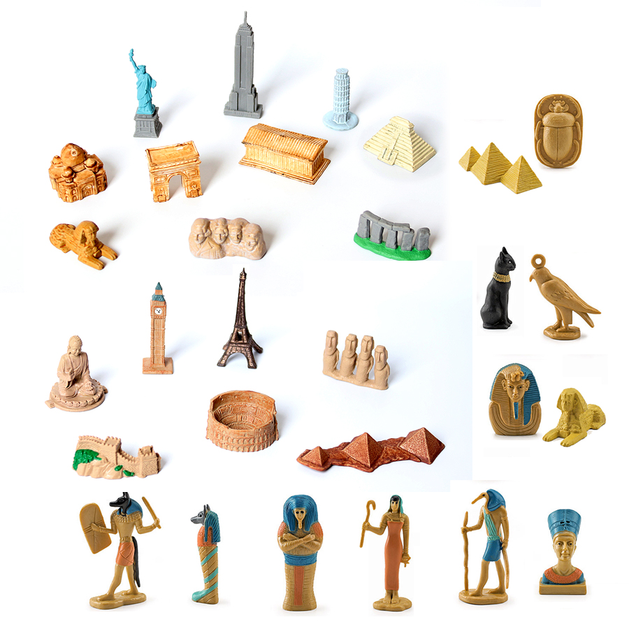 Kids Toys Egypt - Realistic Mini Ancient Egypt,Around The World
