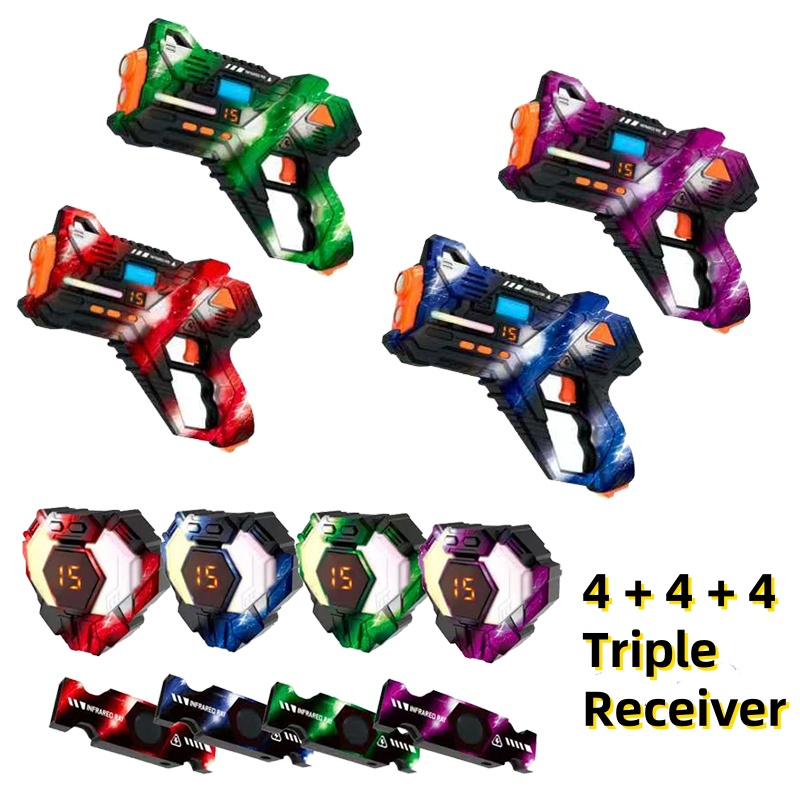 Laser Tag Set Kids - CSTAG 4x4x4 Laser Tag Guns Set