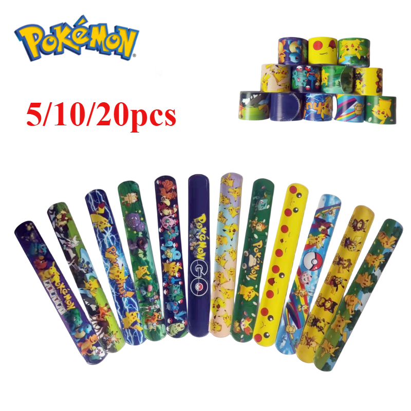 Kids Toys Return Gift - 5/10/20pcs Pokemon Cute Elf Bracelet Kawaii