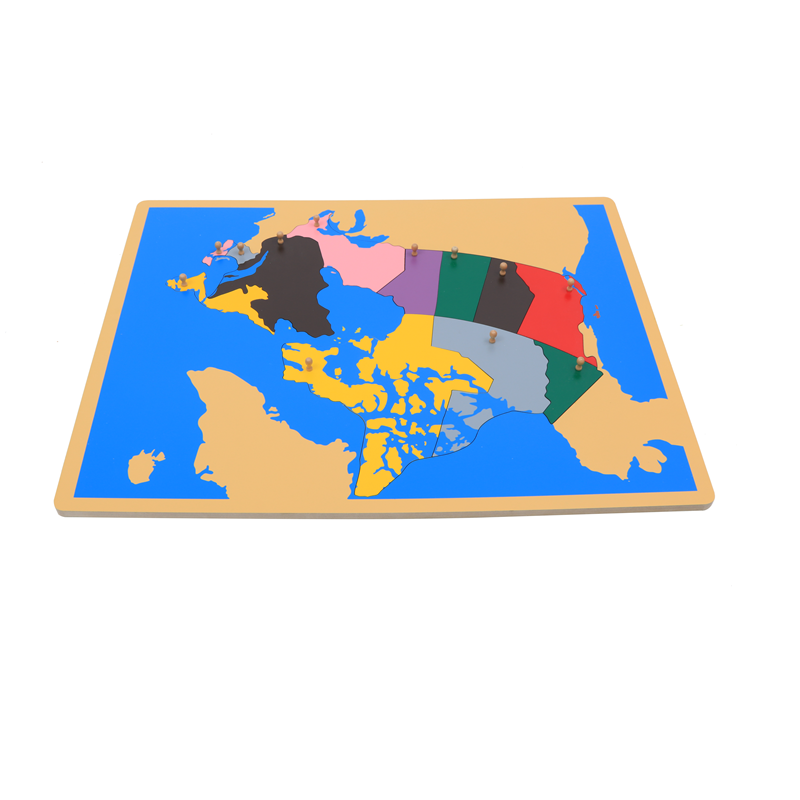 Wood  Map Puzzle of Canada Mon - Kids Toys Canada ulasan dan harga