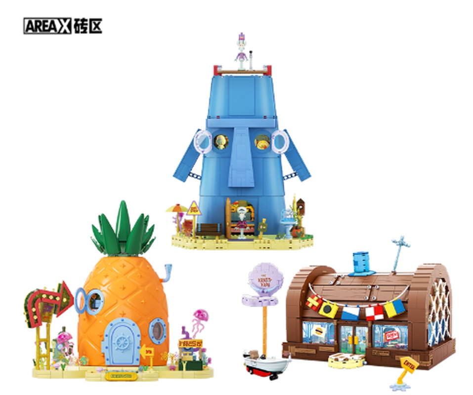 Areax Spongebob Bikini Bottom  - Kids Toys Box ulasan dan harga
