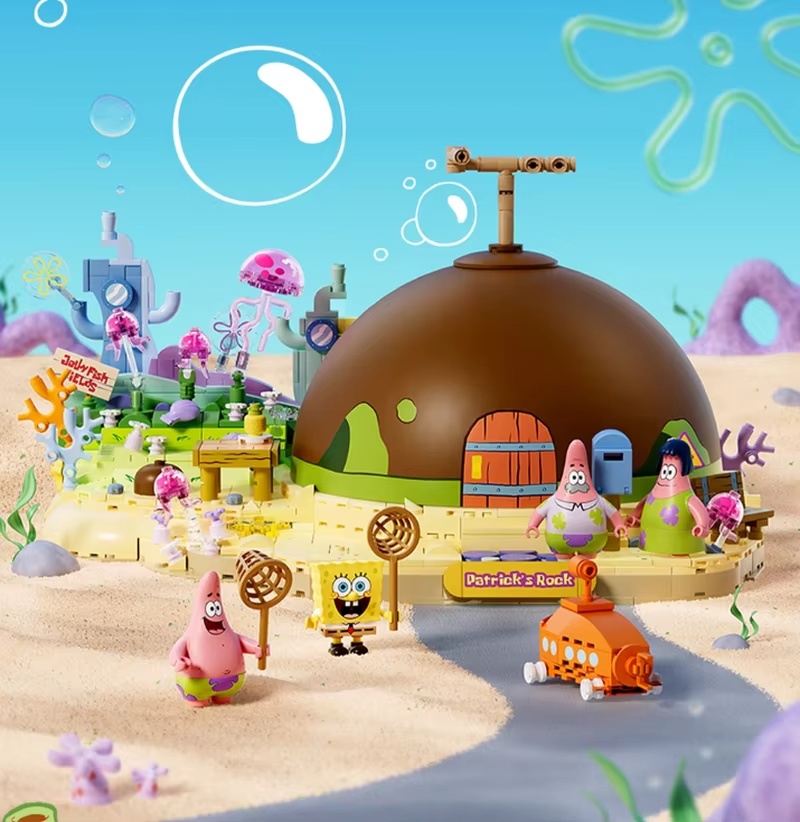 Areax Spongebob Bikini Bottom  - Kids Toys Box ulasan dan harga