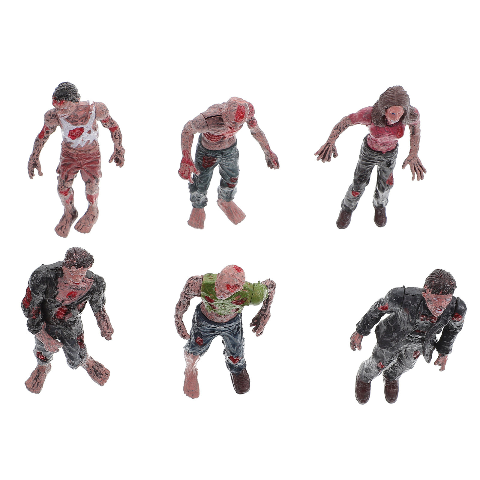 6 Pcs Halloween Decoration Toy - Kids Zombie Toys ulasan dan harga