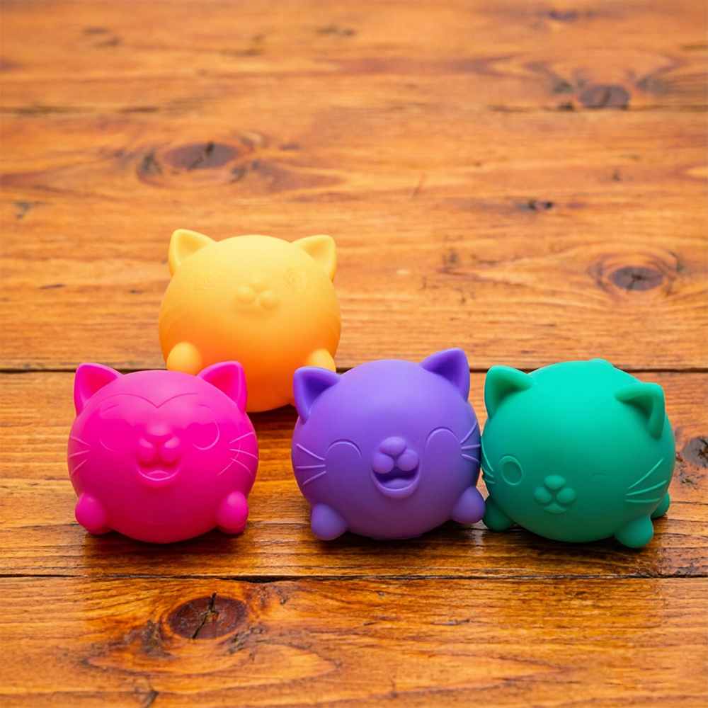 Schylling NeeDoh Cute Cat Stre - Kids Toys Box ulasan dan harga