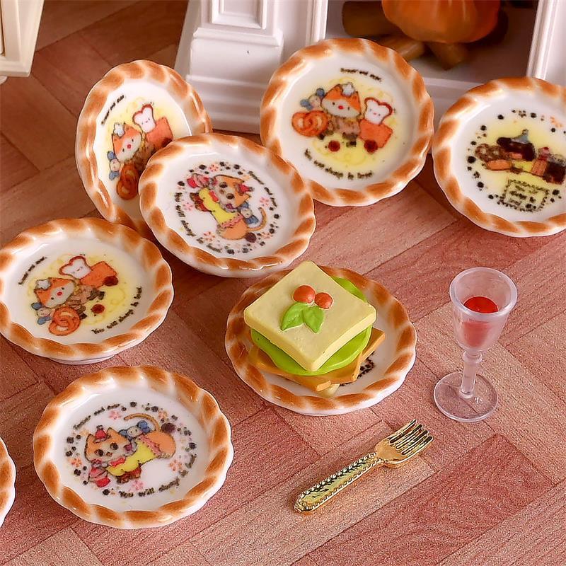 10Pcs/set Dollhouse Miniature  - Kids Toys Return Gift ulasan dan harga