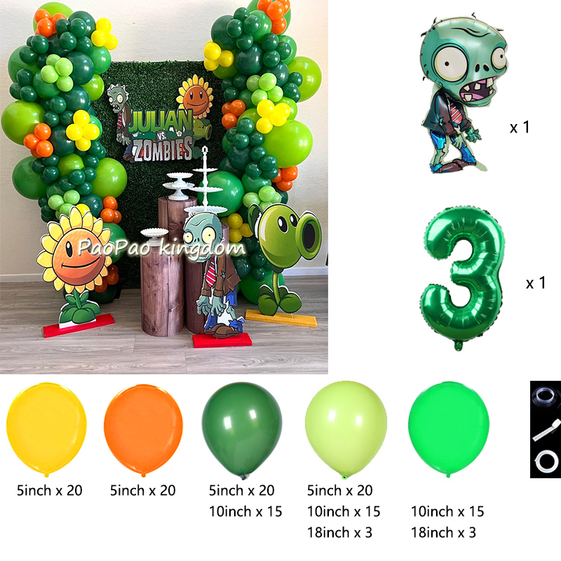 Plants Vs. Z-Zombies Balloons  - Kids Zombie Toys ulasan dan harga
