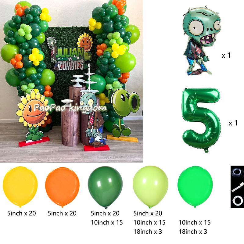 Plants Vs. Z-Zombies Balloons  - Kids Zombie Toys ulasan dan harga