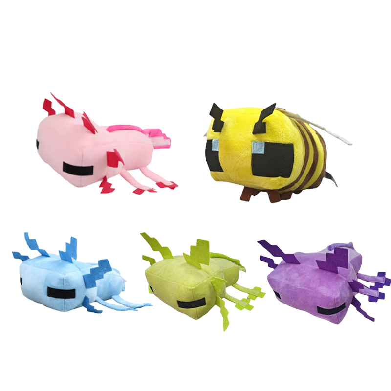 Axolotl Plush Toys Creeper Spi - Kids Zombie Toys ulasan dan harga