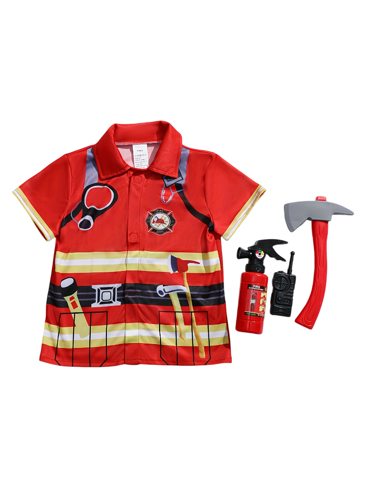 Kids Firefighter Style Shirt w - Kids Toys Return Gift ulasan dan harga
