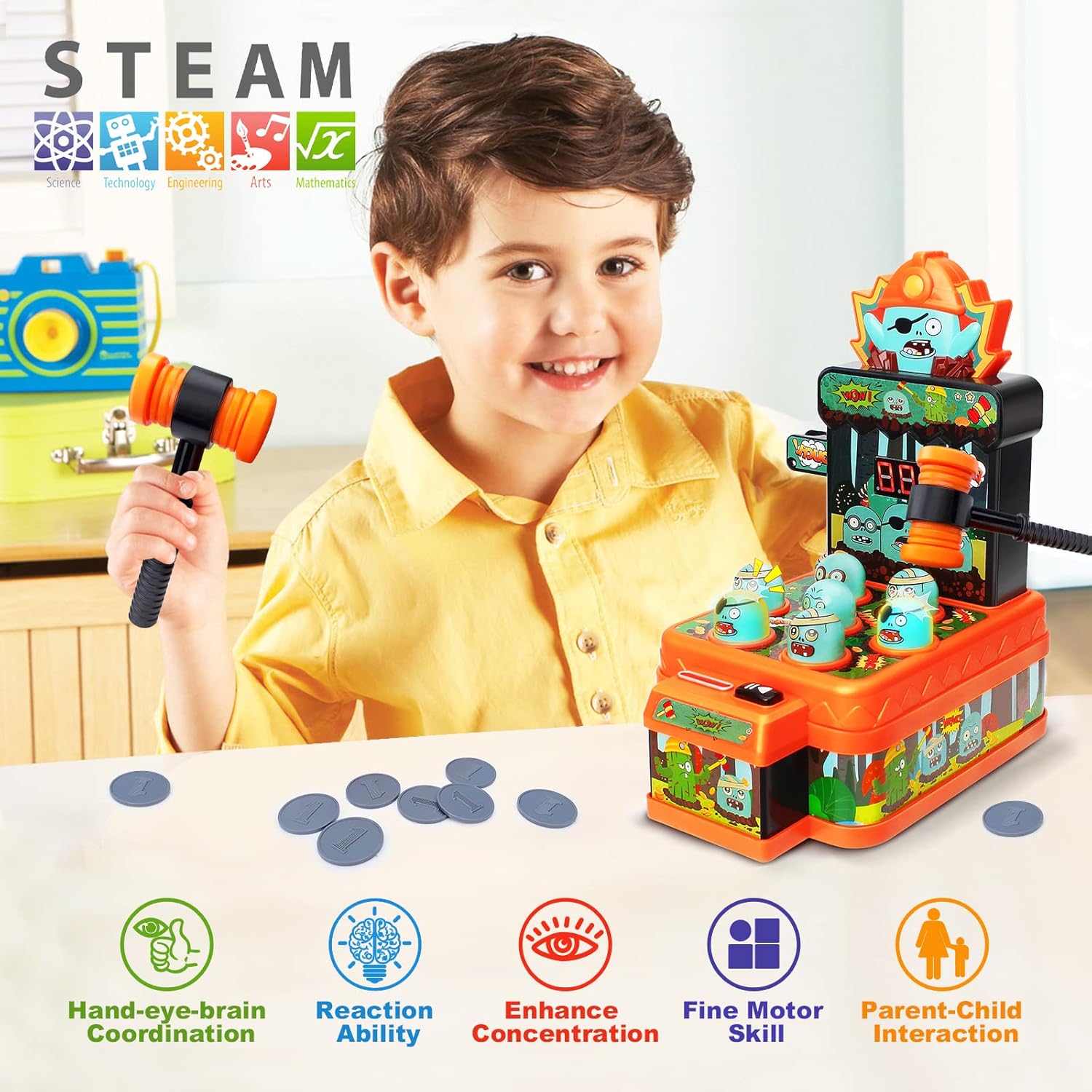 Zombies Whack Game Toys for Ki - Kids Zombie Toys ulasan dan harga