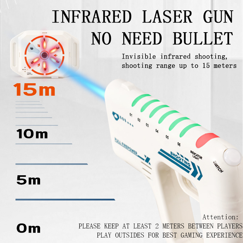 Infrared Shooting Game Gun Set - Laser Tag Set Kids ulasan dan harga
