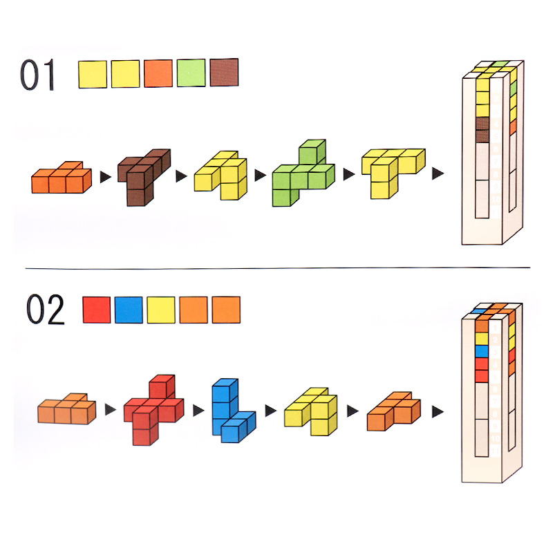 Tower Block Wooden Blocks Educ - Kids Toys Now ulasan dan harga