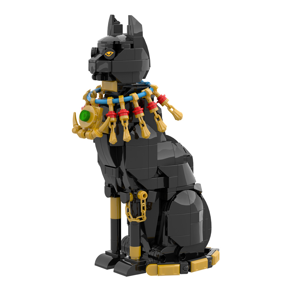 MOC Egypt Cat Building Blocks  - Kids Toys Egypt ulasan dan harga