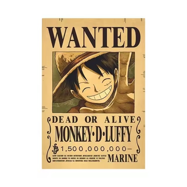 Anime One Piece Bounty Wanted  - Kids Toys Vintage ulasan dan harga