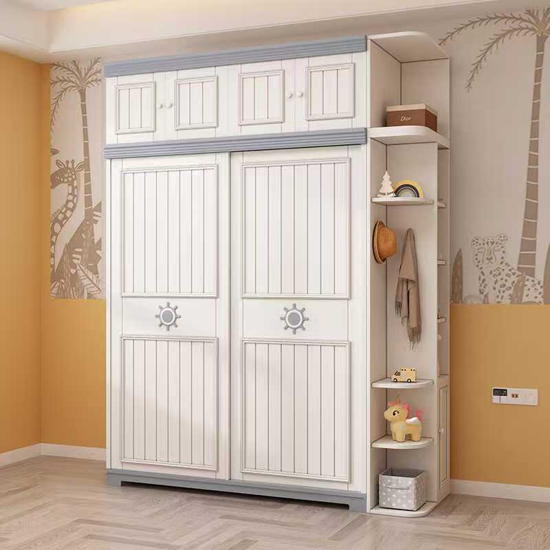 White Wooden Kid Storage Cabin - Kids Toys Mall ulasan dan harga