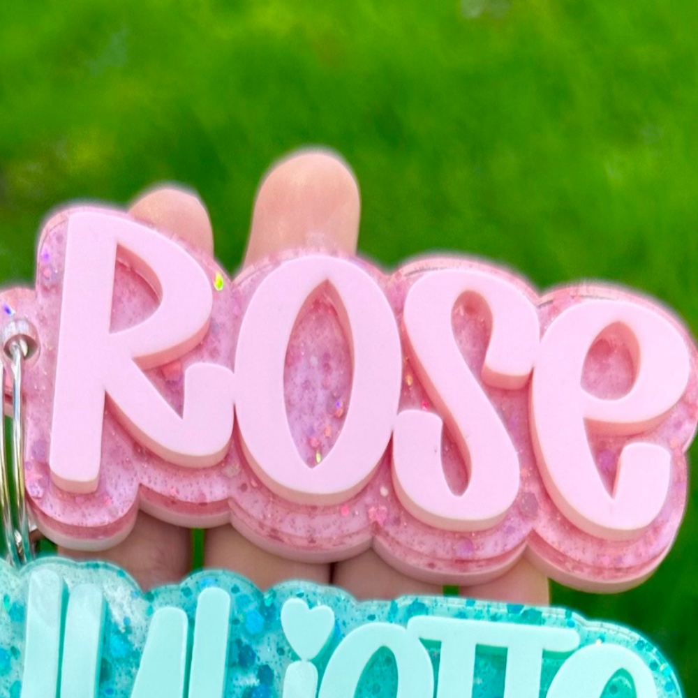 Personalized Keychain/ Acrylic - Laser Tag Set Kids ulasan dan harga