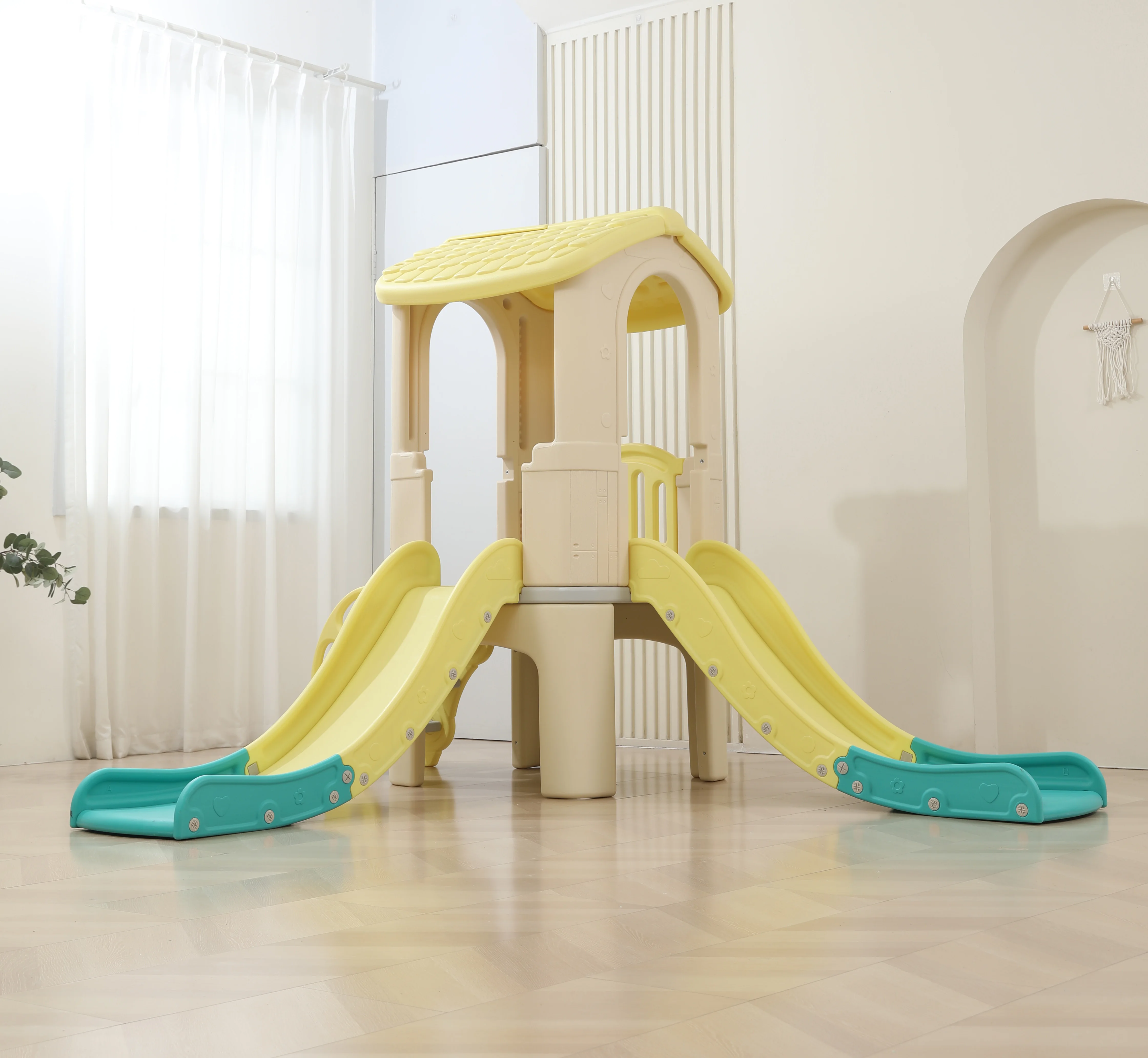 Large Indoor Playhouse Double  - Kids Toys Mall ulasan dan harga