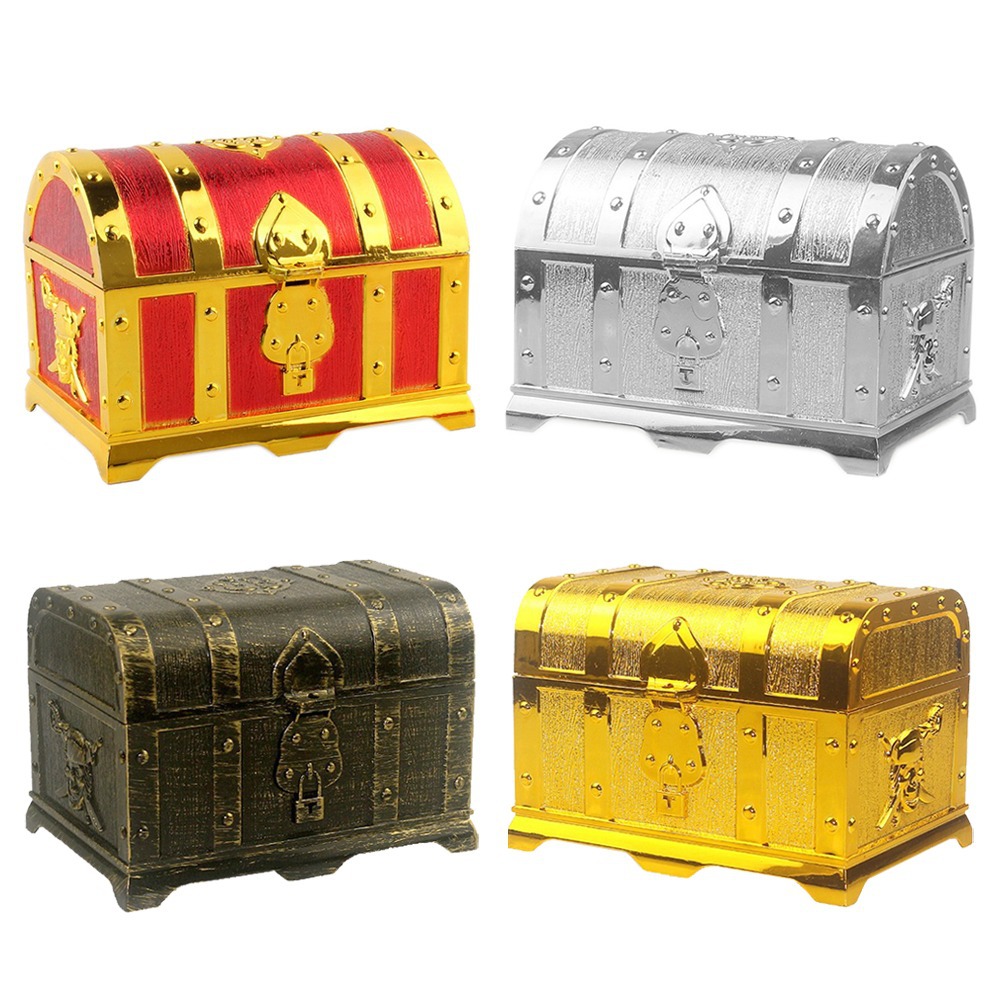 Pirate Treasure Chest Decorati - Kids Toys Vintage ulasan dan harga