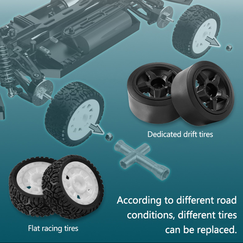 40KM/H 4WD Drifting RC Car 1:1 - Kids Toys Under 300 ulasan dan harga