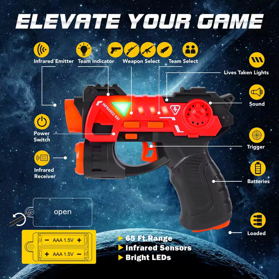 Laser Infrared Tag Guns Set Mi - Laser Tag Set Kids ulasan dan harga