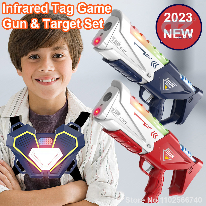 35CM Infrared Tag Toy Gun for  - Laser Tag Set Kids ulasan dan harga