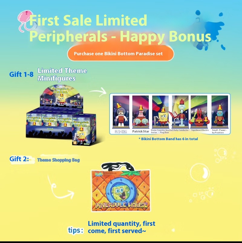 Official Area-X Spongebob Squa - Kids Toys Box ulasan dan harga