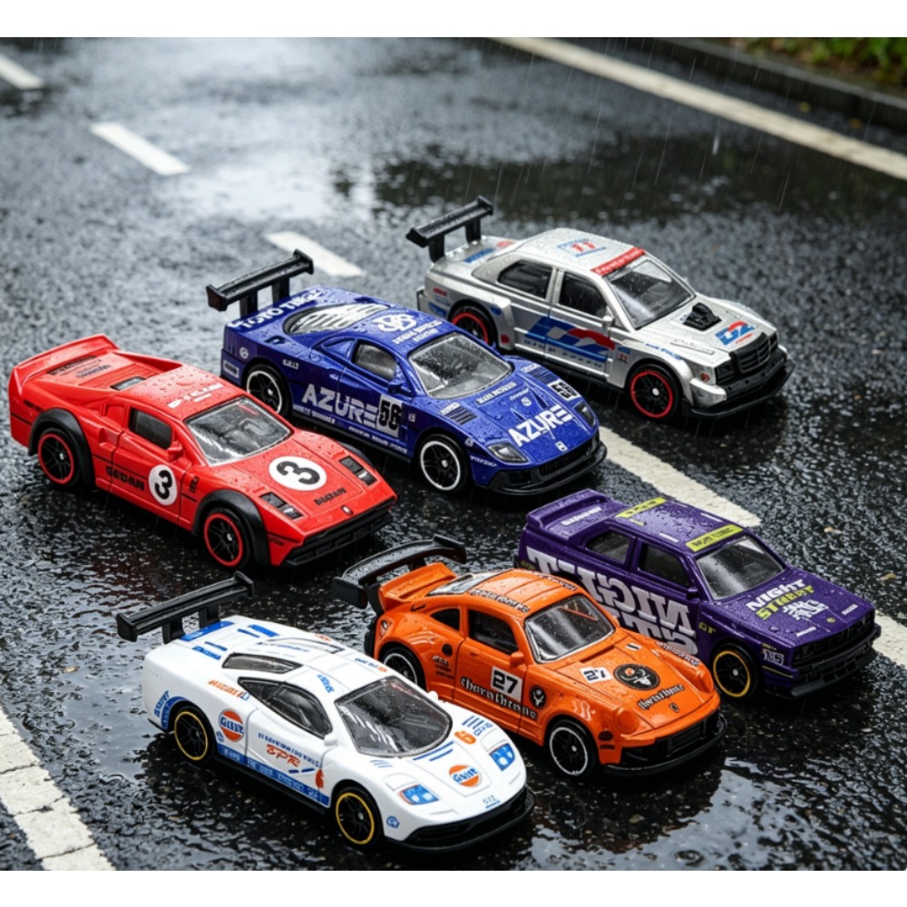 6Pcs Alloy Retro Racing Car Se - Kids Toys Amazon ulasan dan harga