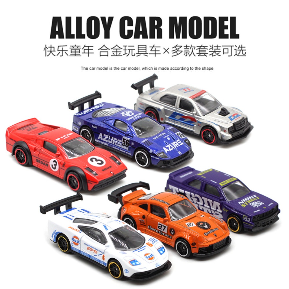 6Pcs Alloy Retro Racing Car Se - Kids Toys Amazon ulasan dan harga